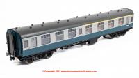 7P-001-802 Dapol BR Mk1 CK Corridor Composite Coach number W15101 in BR Blue and Grey livery with window beading